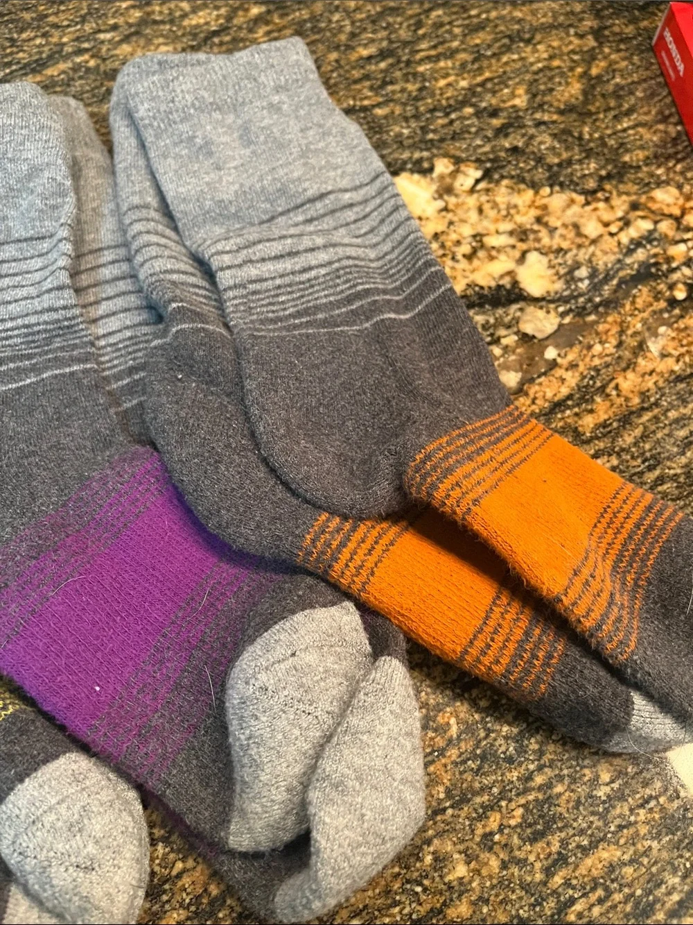 4 pair of thick socks shoe size 6-8